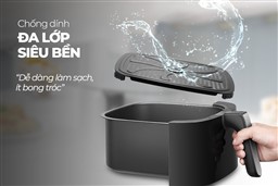 Chọn nồi chiên không dầu dễ vệ sinh: Giải pháp cho người bận rộn