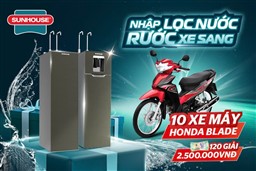 THỂ LỆ CHƯƠNG TRÌNH KHUYẾN MẠI “NHẬP LỌC NƯỚC RƯỚC XE SANG”