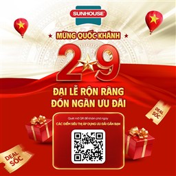 DANH SÁCH ĐIỂM BÁN SUNHOUSE TRIỂN KHAI CHƯƠNG TRÌNH ƯU ĐÃI MỪNG QUỐC KHÁNH 2/9