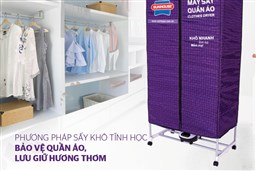 Tìm hiểu về máy sấy quần áo, tủ sấy quần áo SUNHOUSE