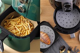 Bí quyết nấu ăn tiện lợi: Dùng giấy nến cho nồi chiên không dầu