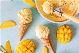 Cách làm kem xoài bằng máy ép chậm mát lạnh, chua ngọt tự nhiên