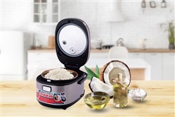 Cách nấu dầu dừa bằng nồi cơm điện không bị vàng & đục 