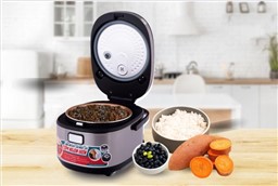 Cách nấu khoai xéo bằng nồi cơm điện ngon dẻo - không bén nồi