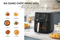 eat clean với nồi chiên không dầu