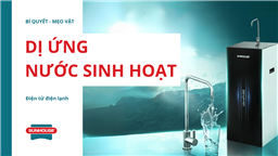 dị ứng nước sinh hoạt