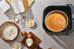 Cách làm bánh bông lan bằng nồi chiên không dầu mềm mịn, tơi xốp