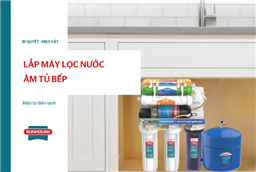 lắp máy lọc nước âm tủ bếp