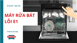 máy rửa bát lỗi e1