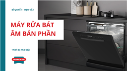 máy rửa bát âm bán phần