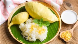 Cách nấu xôi sầu riêng bằng nồi cơm điện dẻo ngon