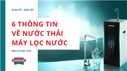 nước thải máy lọc nước