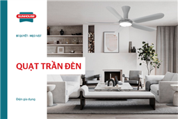 Quạt trần đèn: Lựa chọn tối ưu cho không gian hiện đại