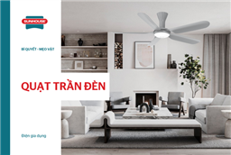 Quạt trần đèn: Lựa chọn tối ưu cho không gian hiện đại