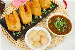 Cách rán bánh chưng bằng nồi chiên không dầu giòn rụm, không ngấy