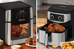 so sánh các loại nồi chiên không dầu