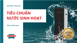tiêu chuẩn nước sinh hoạt 