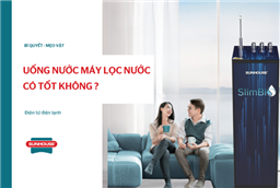 uống nước máy lọc nước có tốt không