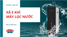 xả e máy lọc nước