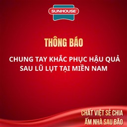 THÔNG BÁO CHUNG TAY KHẮC PHỤC HẬU QUẢ SAU LŨ LỤT TẠI MIỀN NAM