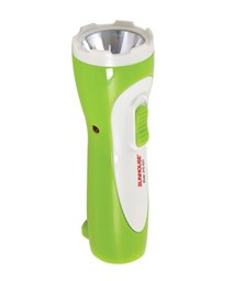 Đèn pin tay cầm SUNHOUSE SHE-4051 cỡ nhỏ, trắng xanh lá