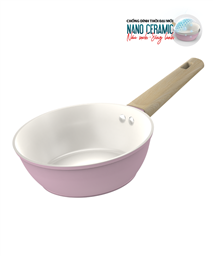 Chảo phủ sứ Nano đáy từ Sunhouse Healthy SHG20MP