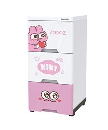 Tủ nhựa sơ sinh 3 ngăn Happy Baby Sunhouse KS-CA343G3