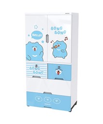 Tủ nhựa trẻ em 2 cánh Happy Kids Sunhouse KS-CA1400B4