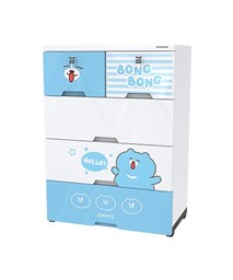 Tủ nhựa sơ sinh 5 ngăn Happy Baby Sunhouse KS-CA688B5