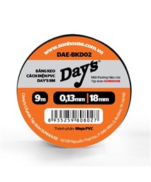Băng keo cách điện PVC DAY’s 9M DAE-BKD02