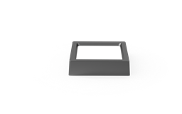 ĐÈN LED ỐP TRẦN VUÔNG ĐEN SUNHOUSE SHE-VD-12W-3M