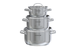 Bộ nồi Inox 304 Sunhouse Healthy SHG605