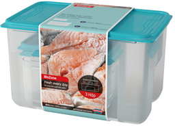 BỘ 3 HỘP BẢO QUẢN THỰC PHẨM BIOZONE KB-ST3P01