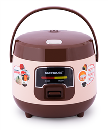 Nồi cơm điện 1L SUNHOUSE SHD8208 CAFE