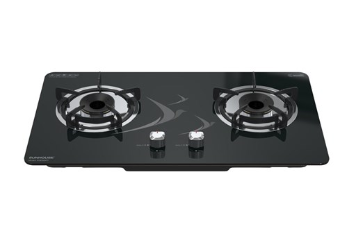 Bếp gas âm kính Sunhouse SHB388PT - hình ảnh thực tế