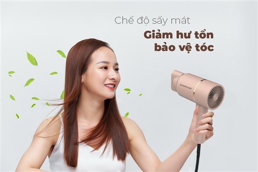Máy sấy tóc Lebenlang 2 chiều nóng lạnh gấp gọn tiện lợi chống xơ rối tóc  bằng công nghệ ion 2100W  LBH3088P  Shopee Việt Nam
