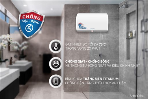 Bình nước nóng 20L Sunhouse SHA9254L - hình ảnh thực tế