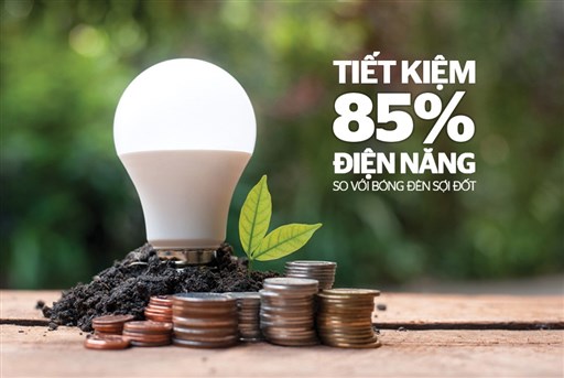 Bộ đèn LED thân nhôm SHE-LEDA60AL-A6W (trắng)