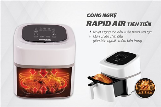 Nồi chiên không dầu 15l Sunhouse Mama SHD4088 - Sự lựa chọn hoàn hảo cho bữa ăn gia đình