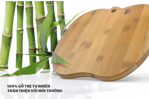 Thớt tre tự nhiên Sunhouse KS-CH2626B - hình ảnh thực tế