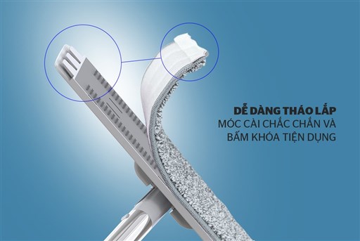 Bông lau nhà chữ nhật đa năng Sunhouse KS-CO3211S - hình ảnh thực tế