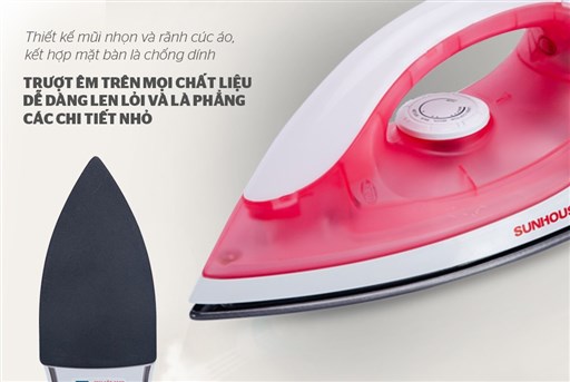 Bàn là khô Sunhouse SHD1072 - hình ảnh thực tế