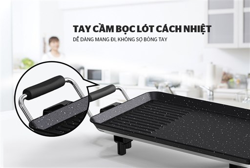 Bếp nướng điện Sunhouse SHD4600 - hình ảnh thực tế