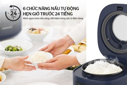Nồi cơm điện 1L Sunhouse SHD8802 - hình ảnh thực tế