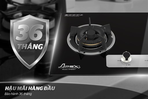 Bếp gas âm kính apex APB8817 Sunhouse APB8817 - hình ảnh thực tế