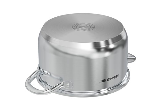 Nồi inox 3 đáy Sunhouse SHG308-20 - hình ảnh thực tế