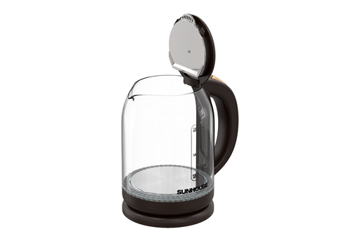 Ấm siêu tốc thuỷ tinh 1.8L Sunhouse SHD1212 - hình ảnh thực tế