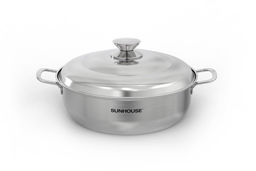 Nồi lẩu inox 1 đáy Sunhouse SHG30L