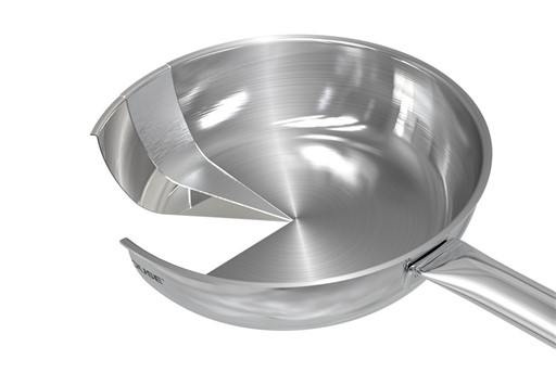 Chảo inox đa lớp Sunhouse IN16M6 - hình ảnh thực tế