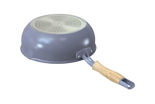 Chảo sâu phủ sứ đáy từ Sunhouse SDP24M - hình ảnh thực tế